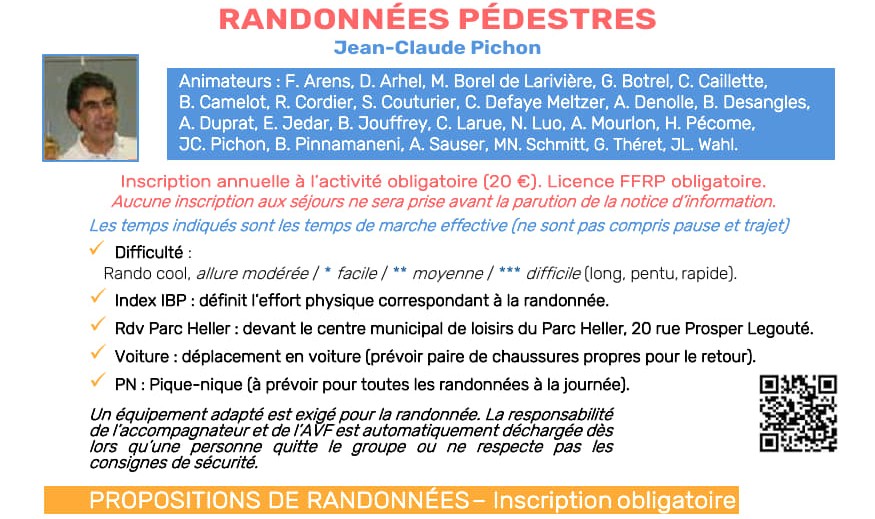 Randonnées Pédestres